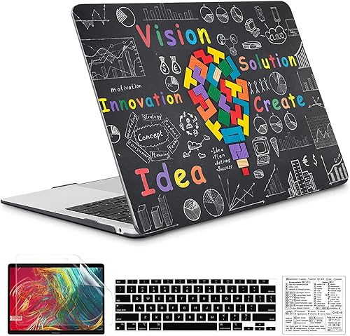 Miniatura 10 de QCzyc Compatible con MacBook Air de 13 pulgadas 2022 2021 2020 2019 2018 M1 A2337 A2179 carcasa de plástico duro duradero y cubierta de teclado y