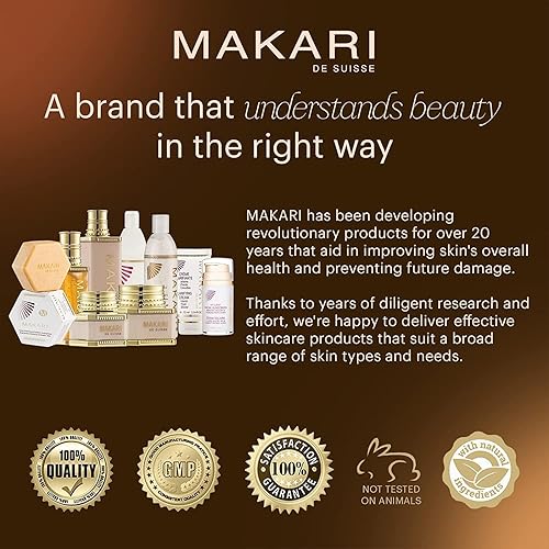 Miniatura 6 de MAKARI Classic Day Radiance Crema facial (1.85 onzas líquidas)  Tratamiento antienvejecimiento para marcas oscuras, cicatrices, manchas e