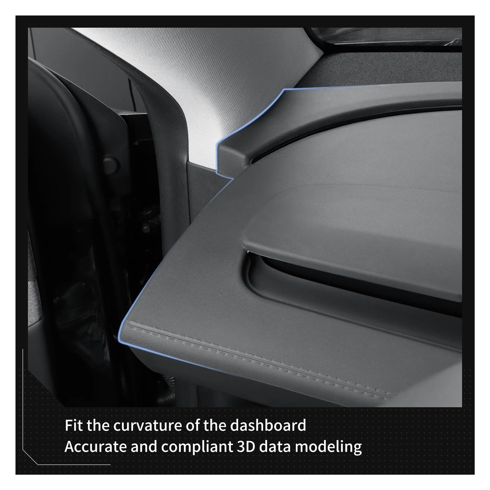 Armaturenbrett-Abdeckmatte Für Tesla Für Modell Y Für Launch Für Juniper YL 2025 2026 Auto Dashmat Dashboard Abdeckung Matte Licht-beweis Schützen Zubehör