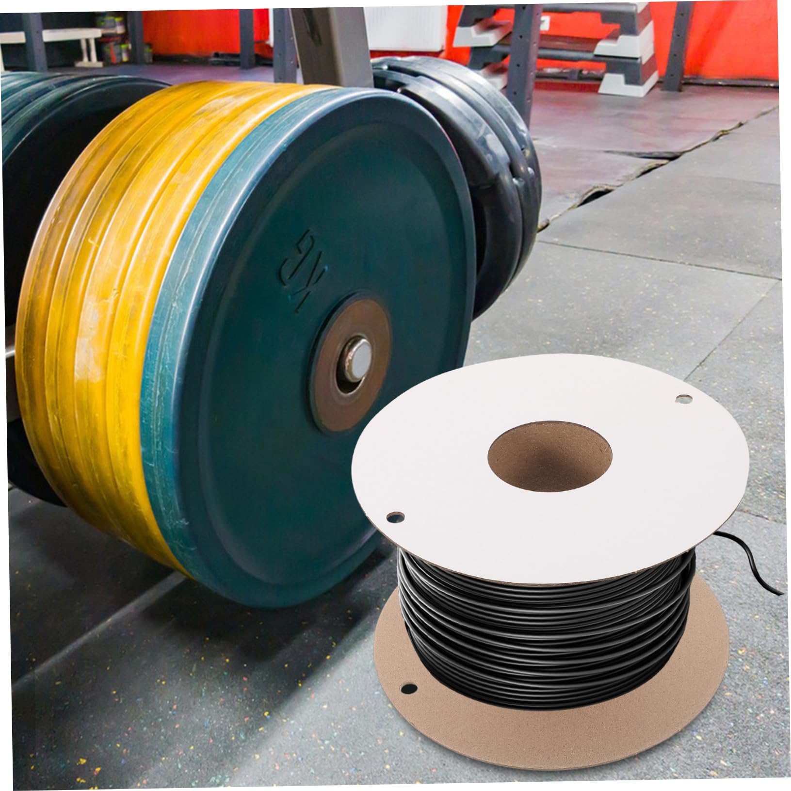 HOLIDYOYO Cable Holders for Cords Electric Cord Reel Paper Disc Terminal for Easy Storage