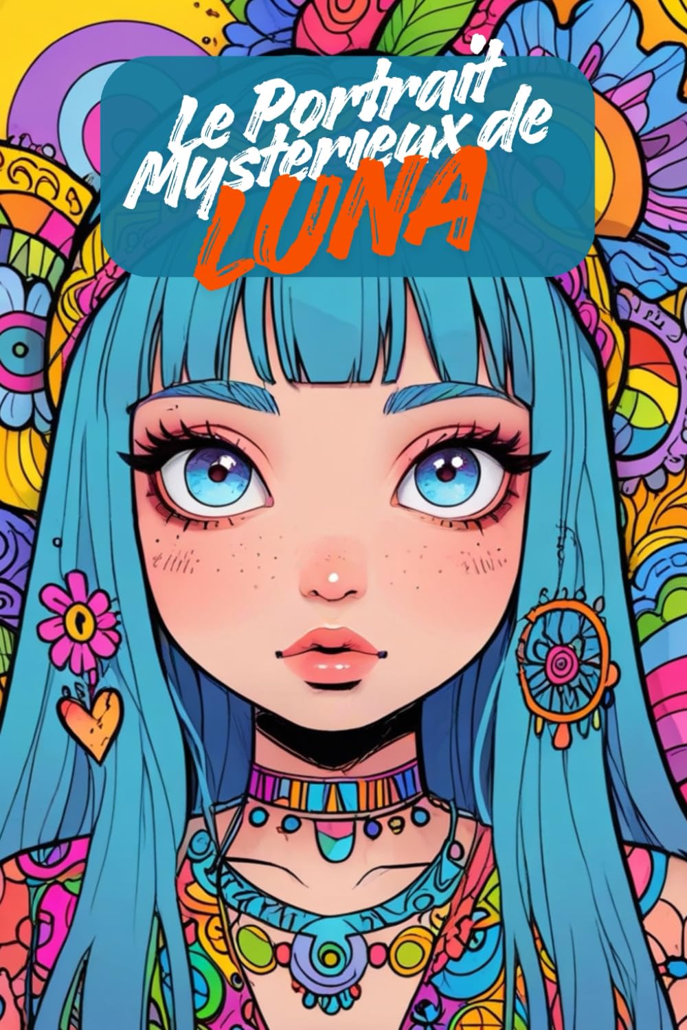Le Portrait Mystérieux de Luna . Livre de coloriage Portraits Féminins | 76 magnifiques visages détaillés | Pour enfants & seniors: Un livre de ... et rempli de beauté pour tous les âges.