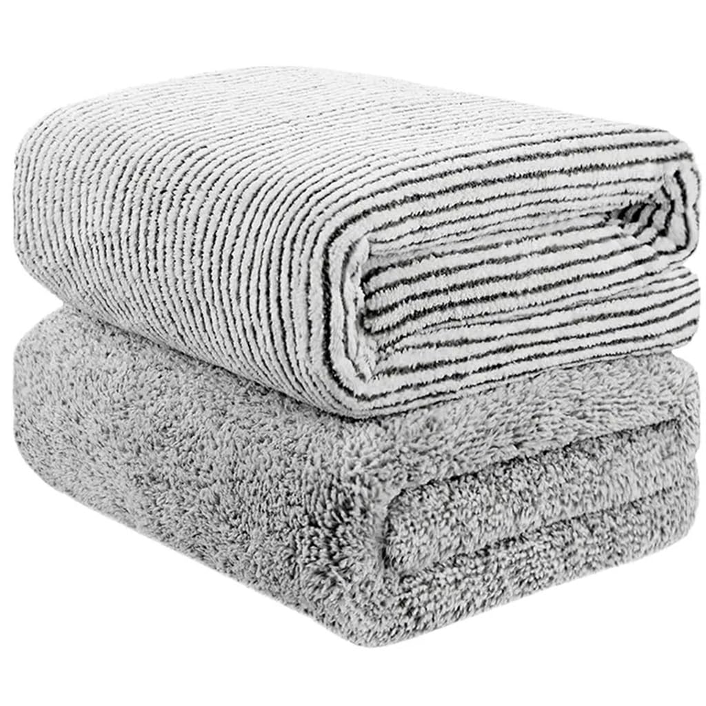 Juego de toallas de baño para adultos de secado rápido y alta absorción