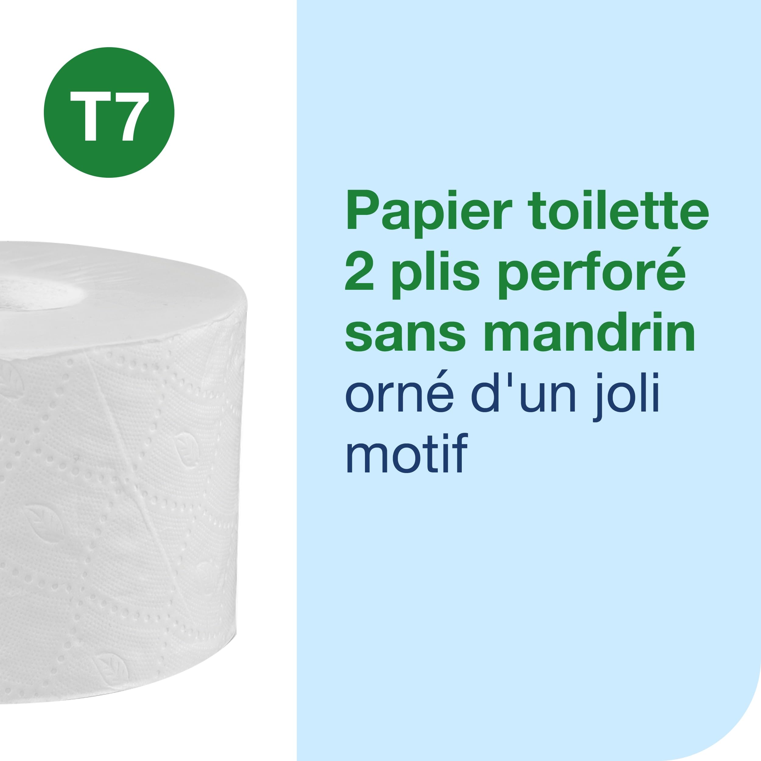 Tork OptiServe Coreless Toilet Paper Blanc T7, 472630, 24 x 820 Feuilles | Advanced, 2 Ply