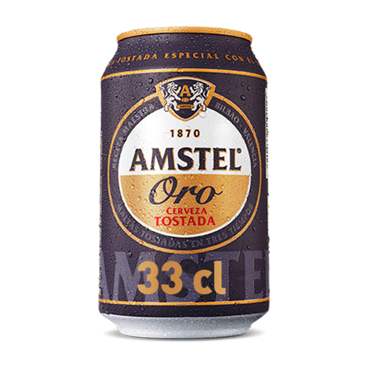 Amstel Oro Cerveza Tostada Pack Lata, 24 x 33cl — view 3