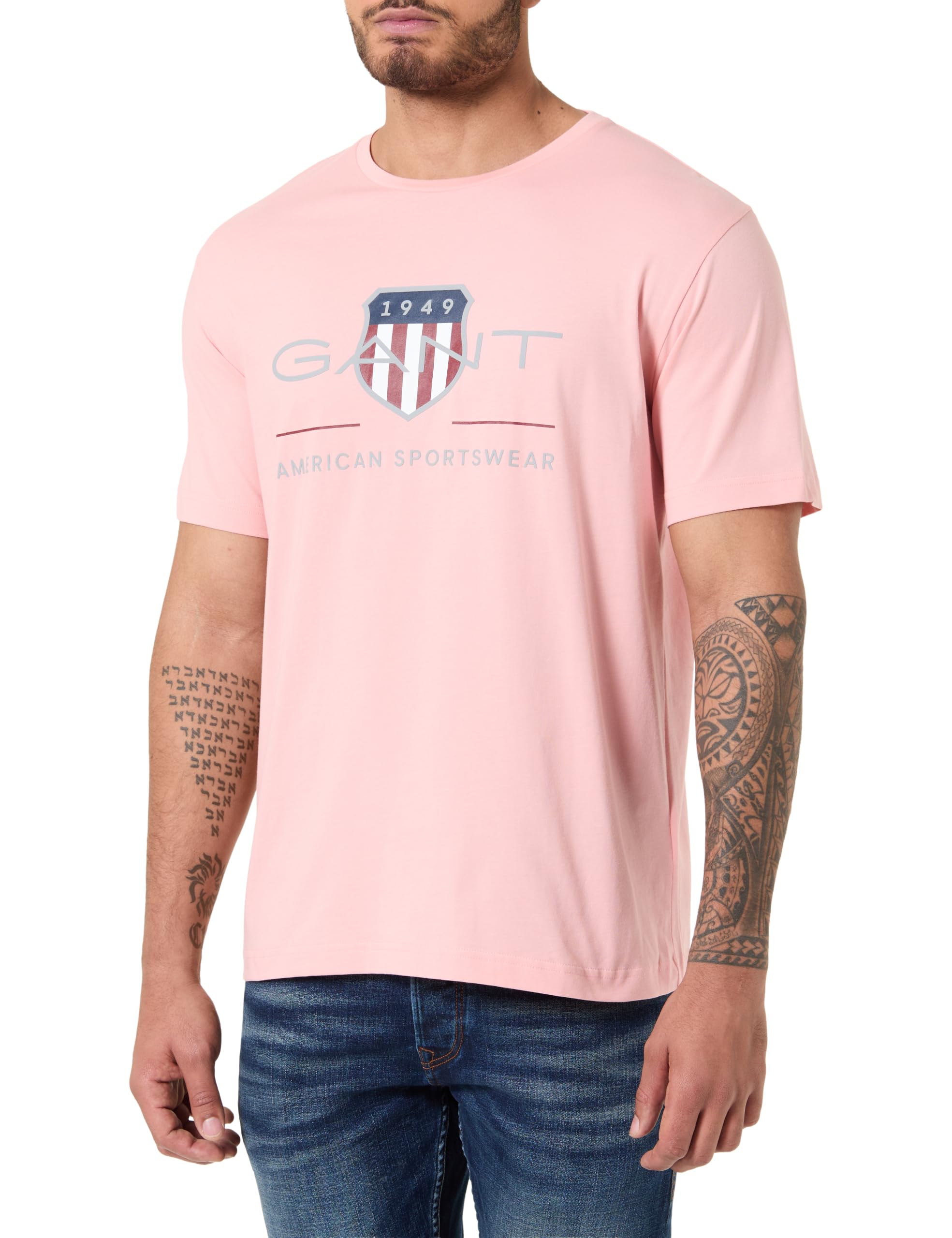 GANT Herren Reg Archive Shield Ss T-Shirt T-Shirt