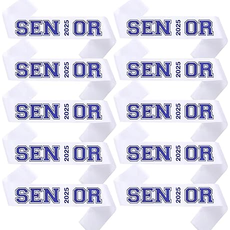 Senior Sash 2023 10 Pack: Celebrate Graduation with Style!