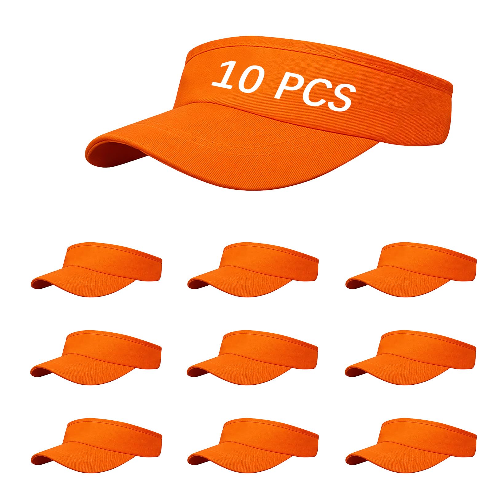 Adjustable Sport Sun Visor Hats Bulk Solid Color Blank Golf Cap Anti Ultraviolet for Beach Tennis Baseball