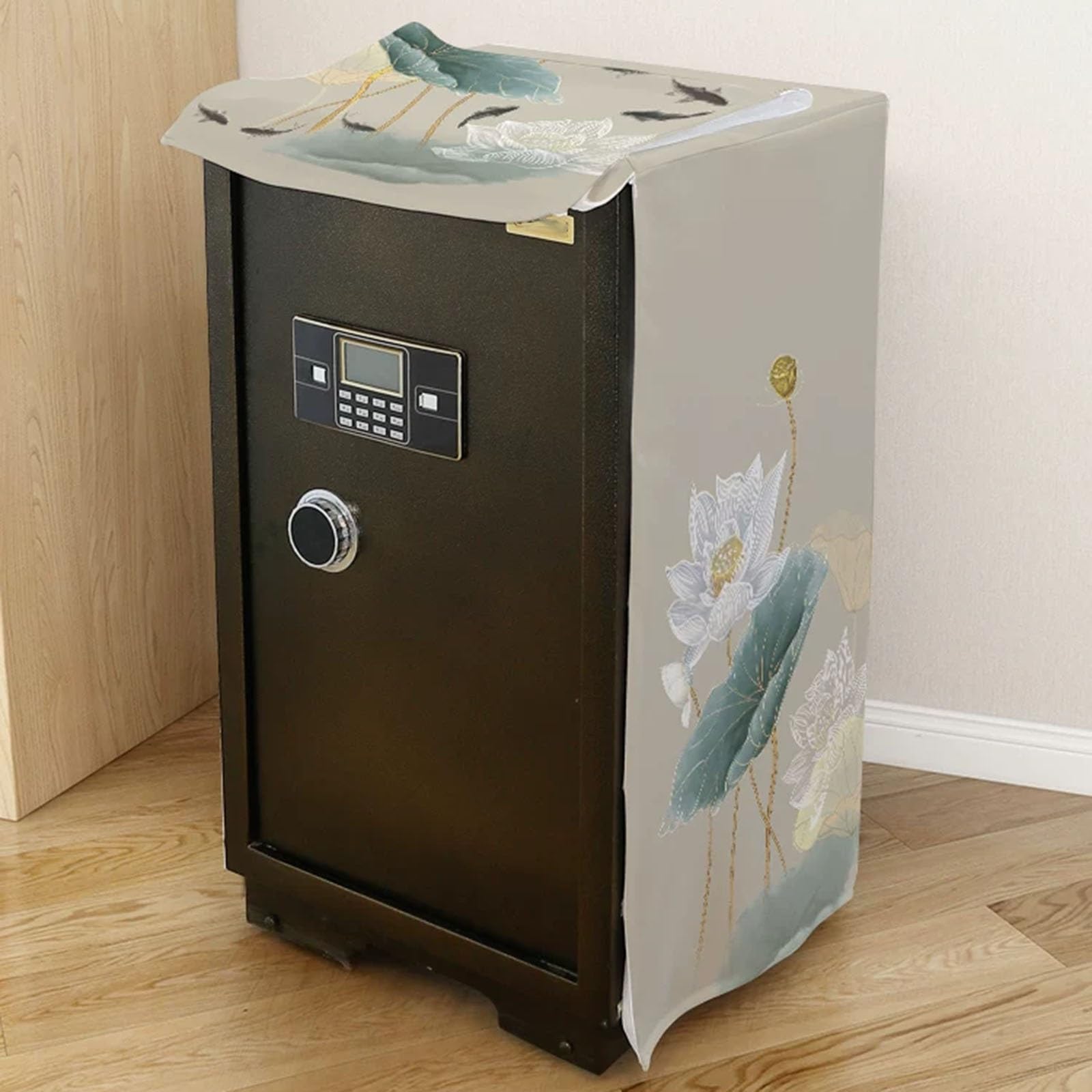 CHZDPP Custom Safety Cover for Safes/Washing Machine, Full-Coverage Safe Box Cover Disguise with Reinforced Seam, Patterned Safe Deposit Boxes Protective(D,20x16x28in/50x40x70 cm)