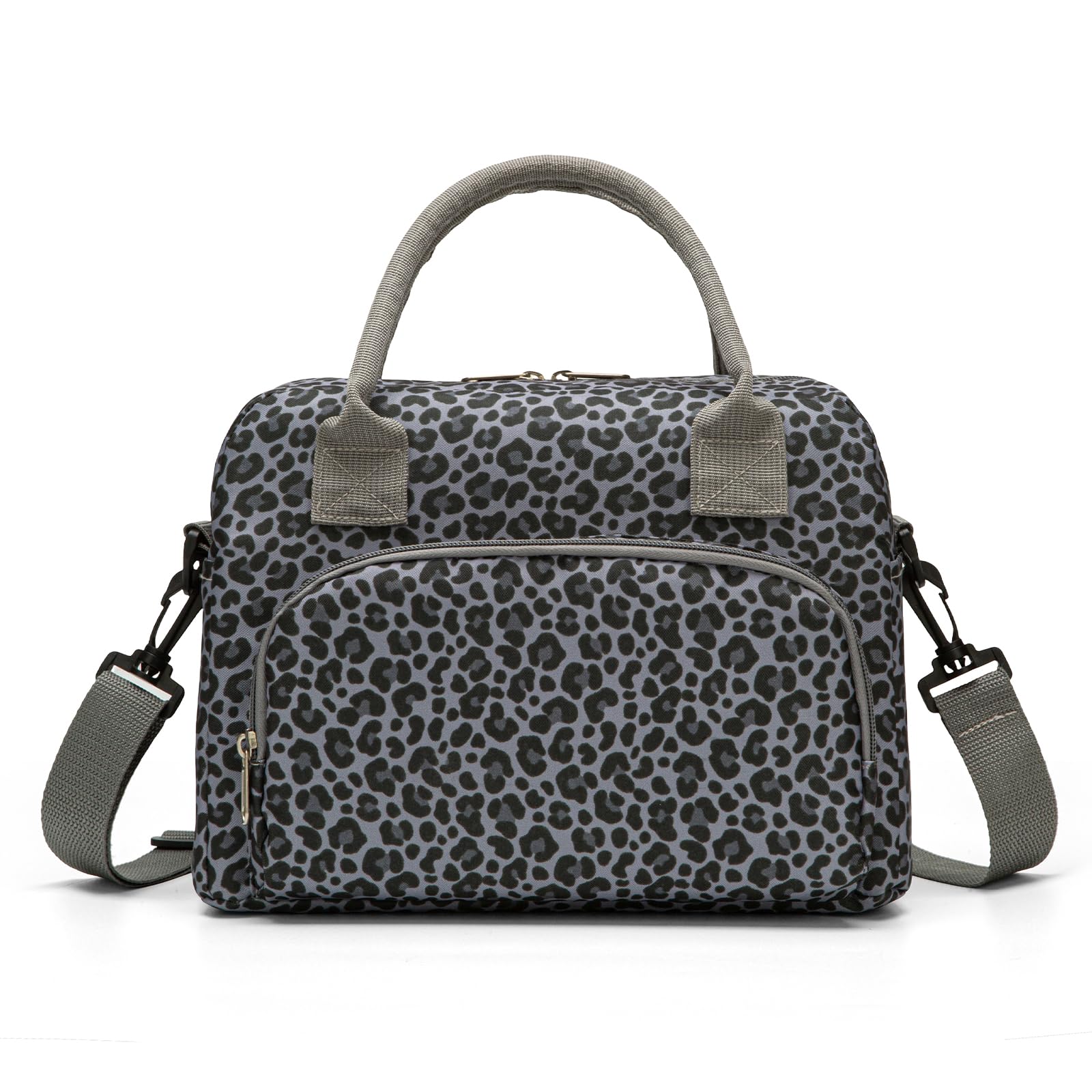 AOTM Borsa Termica Porta Pranzo Donna Uomo, Borsa Frigo con Capacità 12L, Spalline Regolabili, Facile da Pulire, Design Multi-Tasca, Portatile per Ufficio Scuola Viaggio Picnic