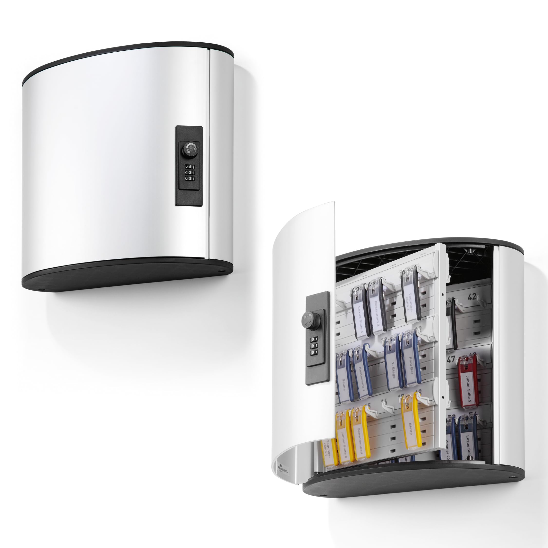 Portachiavi Key Clip Con Porta Etichetta - 24 Pezzi Colorati Per Organizzazione Chiavi - Foto 6