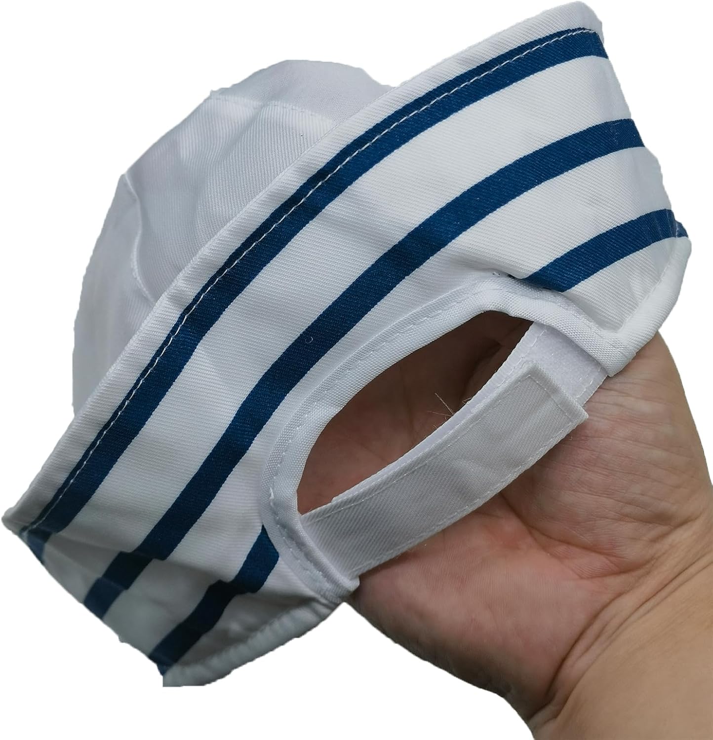 Sailor Hat Captain Navy Hat Adjustable Width Blue with White Sail Hats for Men Women Halloween Dressing Up Party Navy Costume Accessory - Image 7