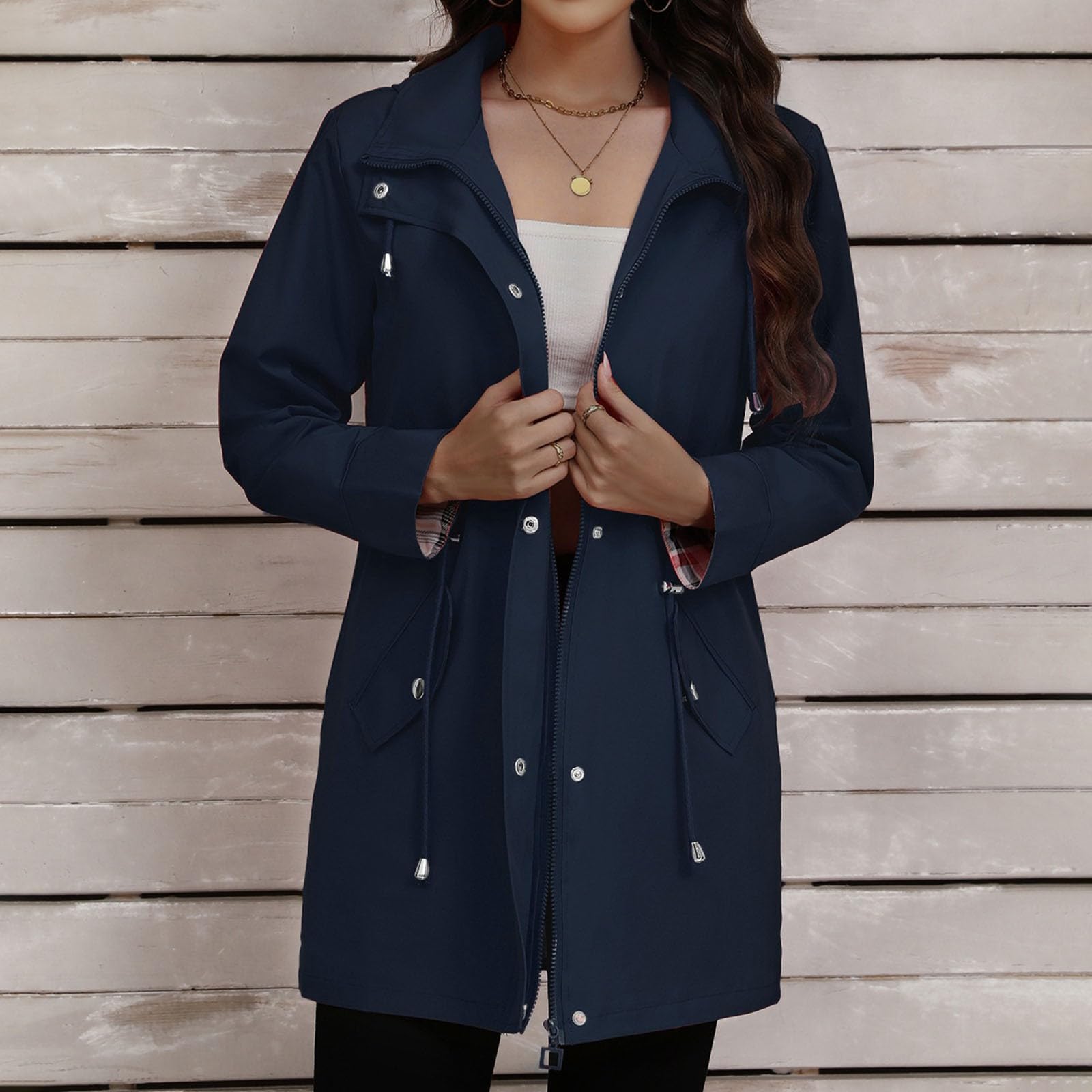 Giacca Con Cappuccio Snellente E Casual Per Donna Escursionismo Invernale Trekking Termica Running Completo Impermeabile Moto Antipioggia Sportiva Giacche Softshell Giubbotto Canadian