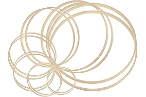 14-Piece Wooden Hoop Set: Your Gateway to Endless Crafting Possibilities