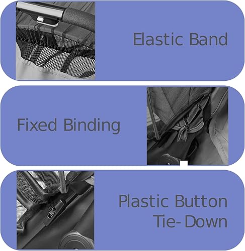 Miniatura 3 de Mosquitera - Red universal para cochecito - Diseño de doble cremallera