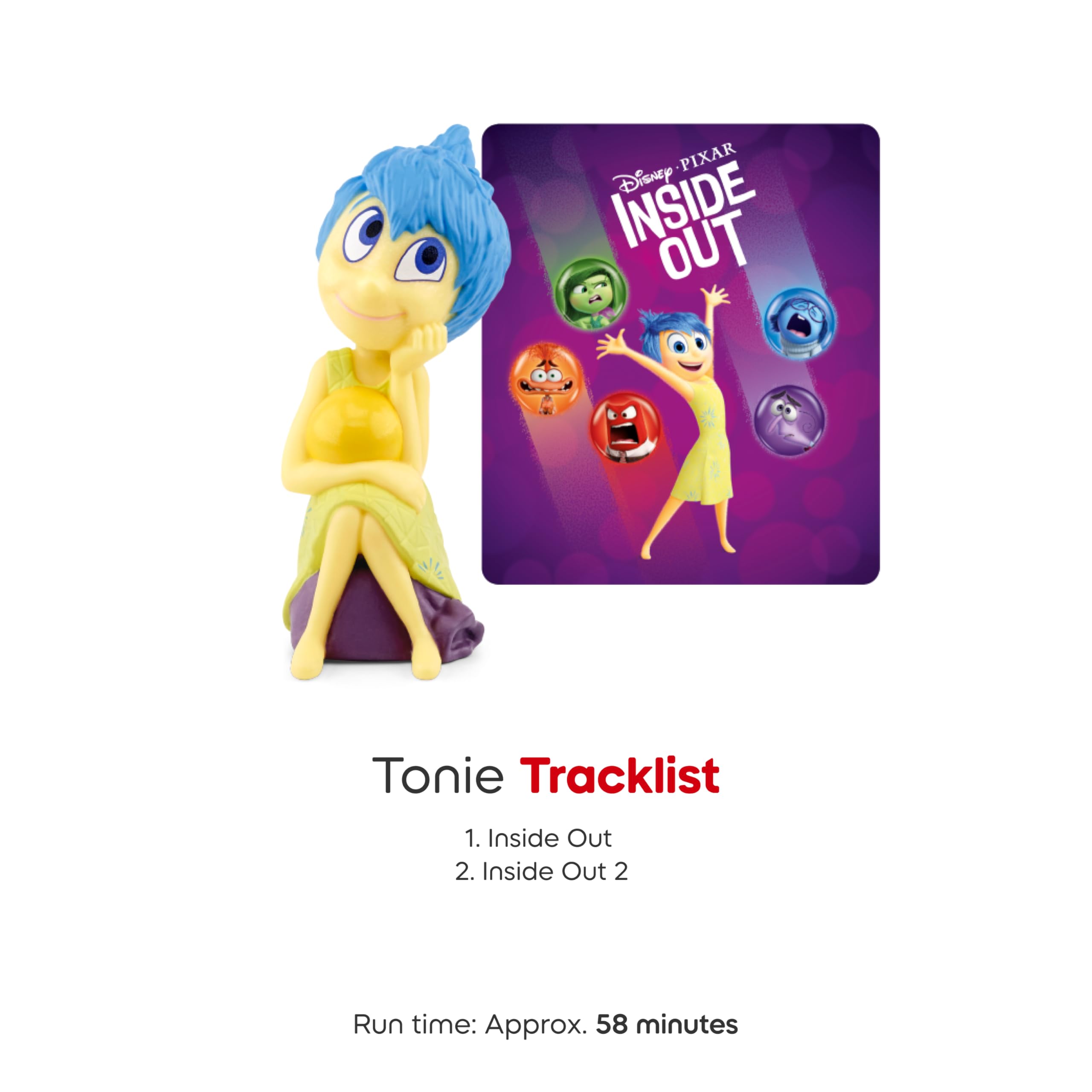 Tonies Joy Audio zabawka figurka Disneya i Pixar's Inside Out & Inside Out 2