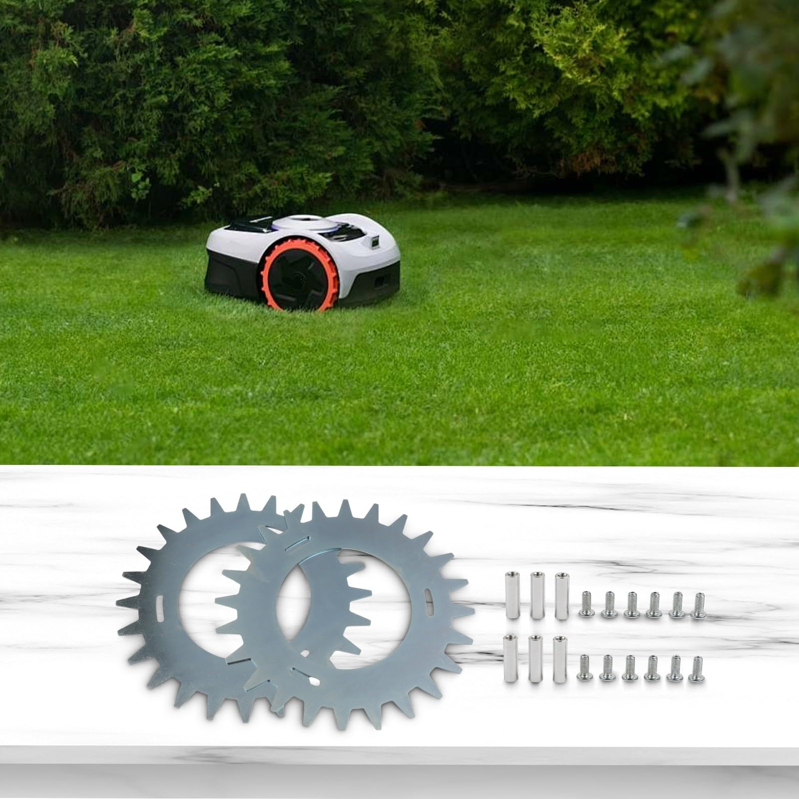 Chiodo antiscivolo per Segway Navimow serie H, punte di trazione in acciaio per H500E H800E H1500E H3000E-VF, maggiore stabilità su terreni scivolosi