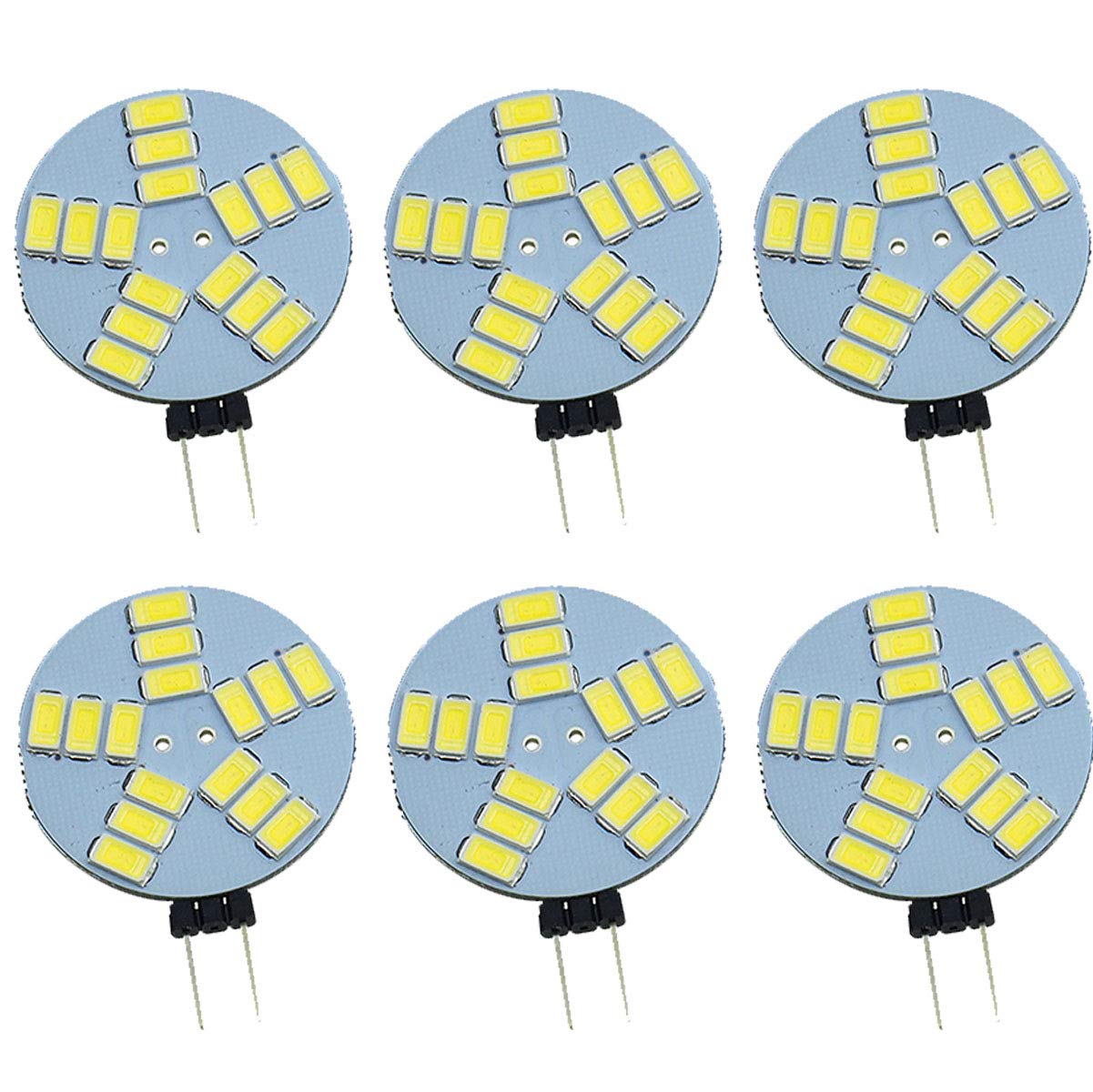 POCKETMAN 10 Lampadine LED G4 COB – 12V DC, Senza Sfarfallio, Bianco Caldo O Freddo