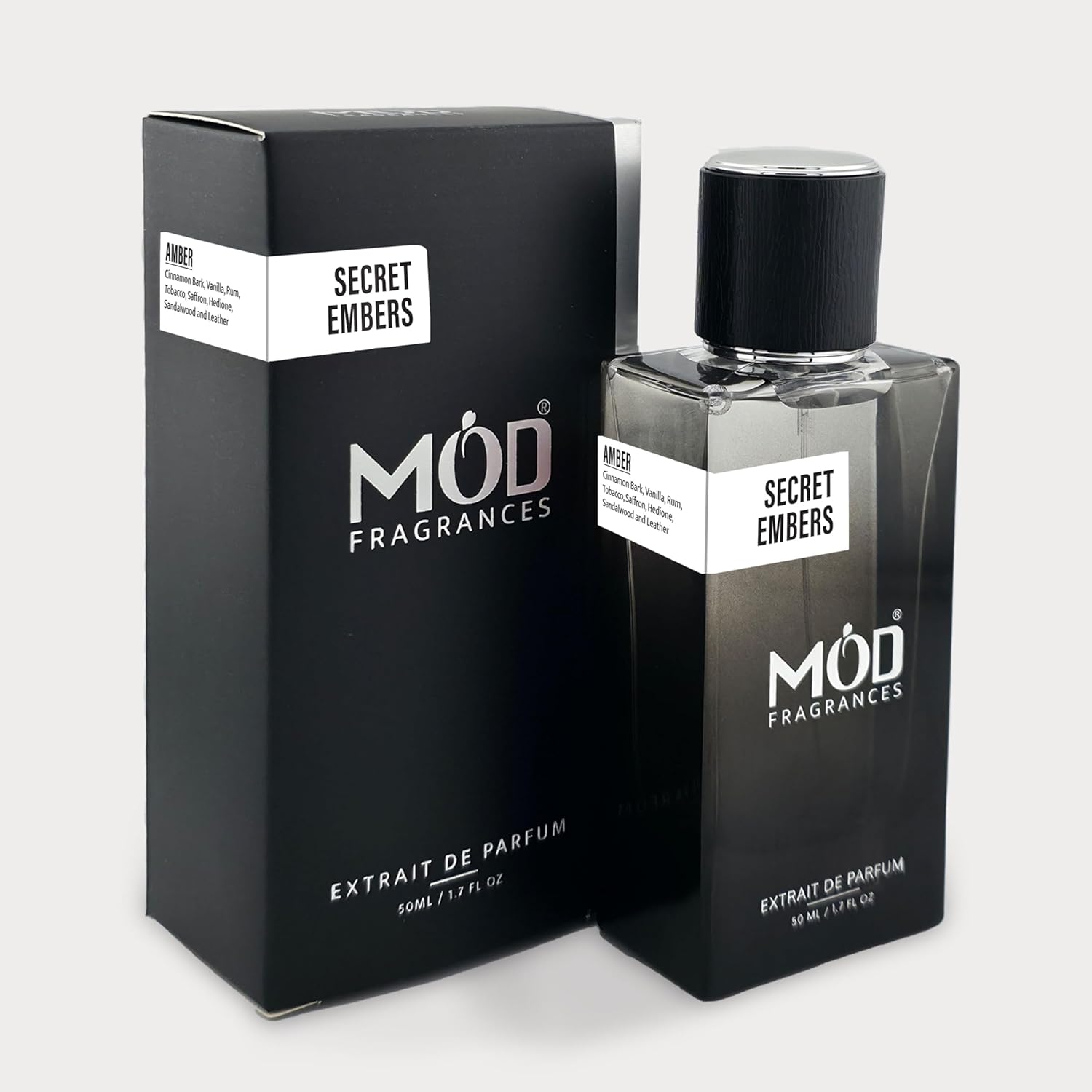 Mod Fragrances Secret Embers Perfume For Women and Men - Inspired By Side Effect Perfume Long Lasting Amber Spicy Unisex Fragrance Extrait De Parfum 50ml