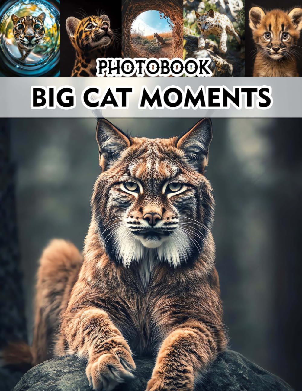 Big Cat Moments Photobook: A Collection of Majestic Feline Photos for Wildlife Enthusiasts