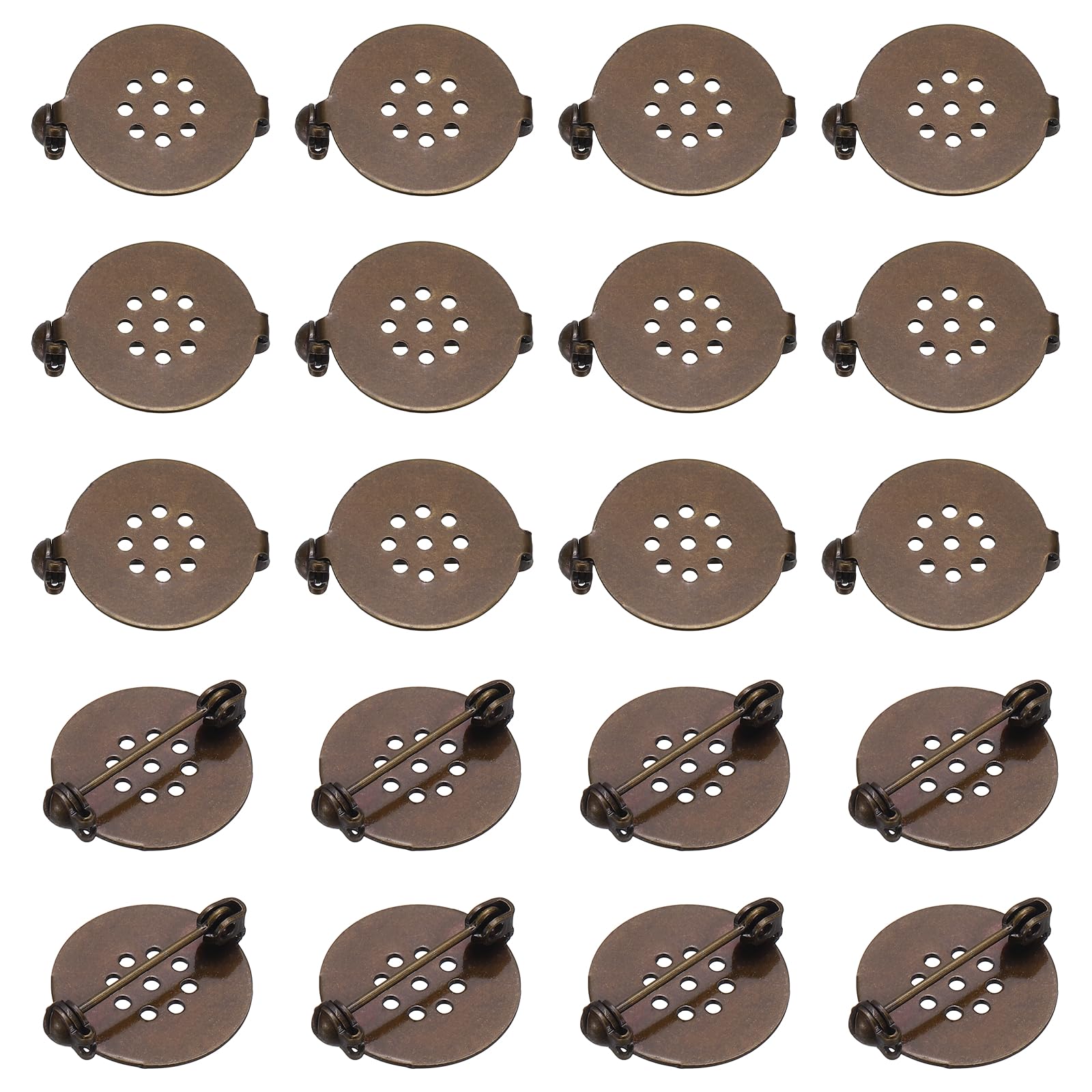 Fermoirs de broche 17mm pour réparer vos badges et réussir vos loisirs créatifs