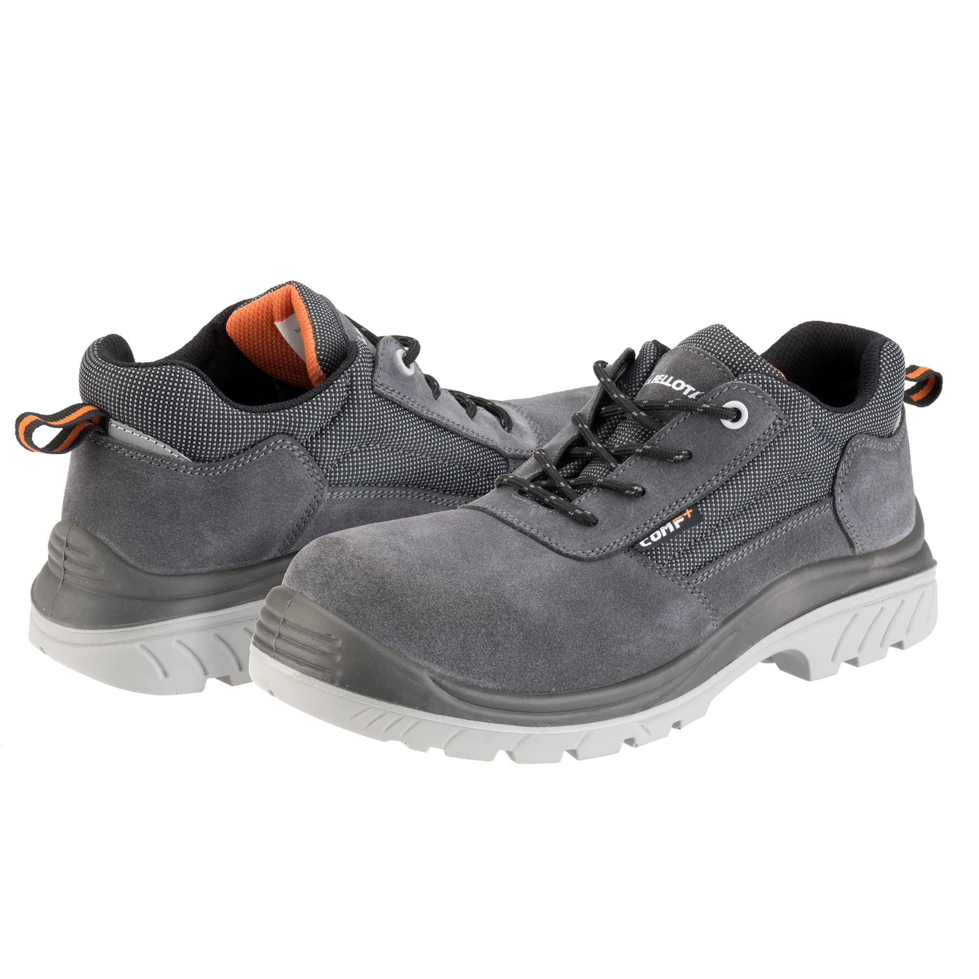 Bellota Unisex 72310gjs1p41 Comp+ Grey S1p for Men and Women Safety Shoe, 41 EU X-Wide, Gray, 8.5 UK