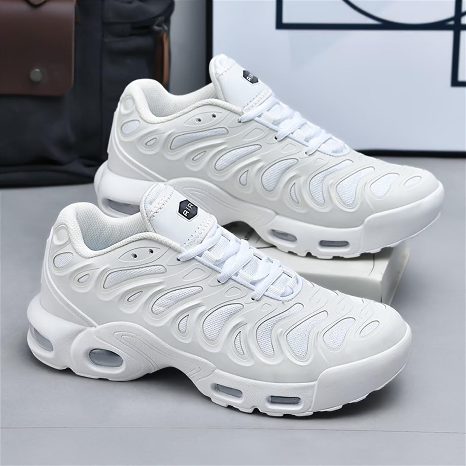 Moda Uomo Air Scarpe Sportive Scarpe da Corsa Cuscino Ad Aria Basket Sneakers Tempo Libero retrò Fitness Sneaker da Esterno Traspirante Running Walking Shoes for Men