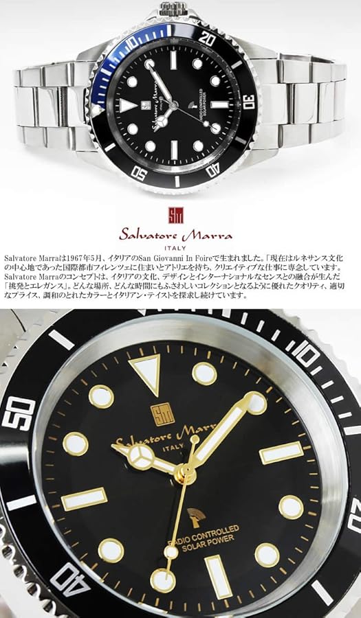 Amazon.co.jp: [サルバトーレマーラ]Salvatore Marra 腕時計 メンズ