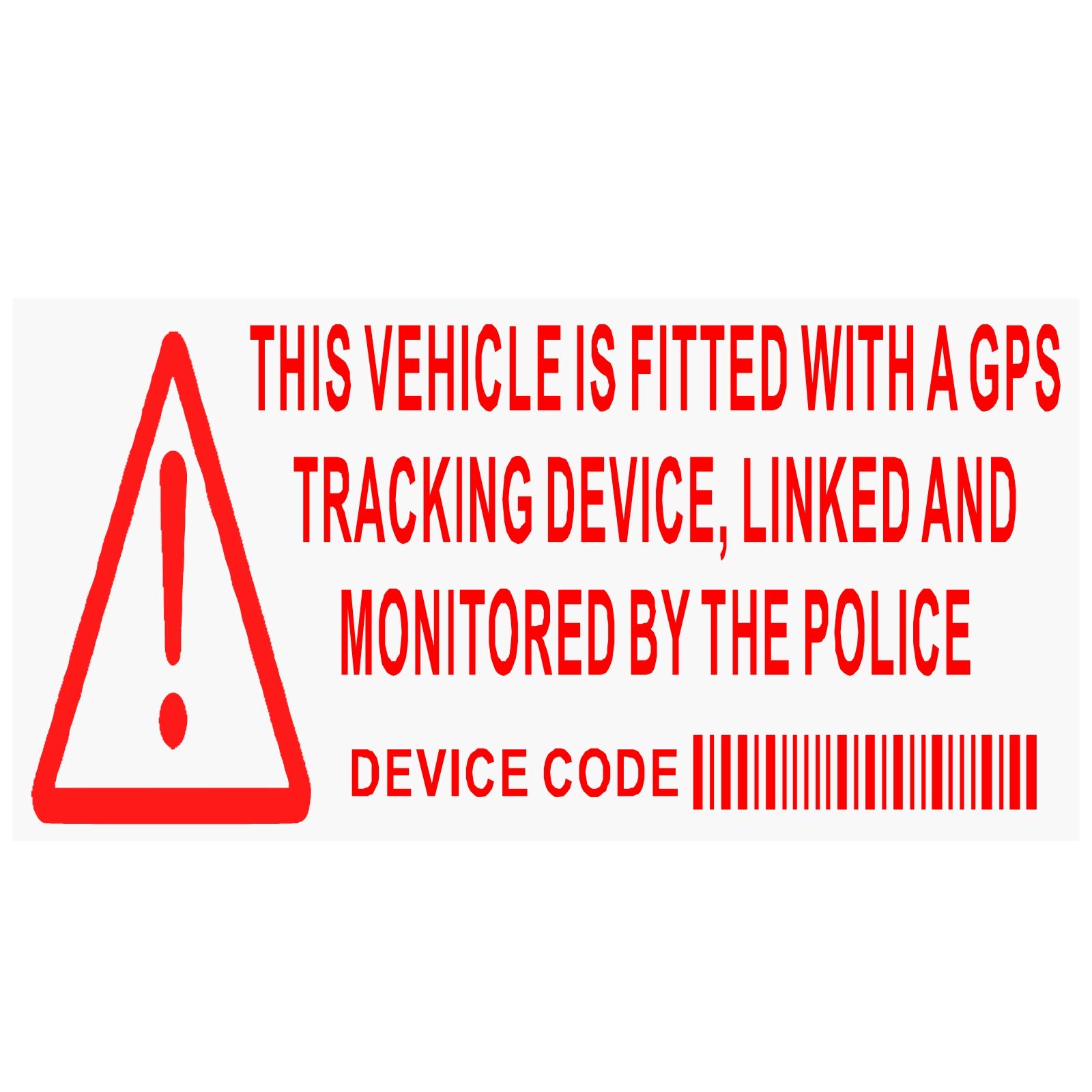 Platinum Place Red Print Onto Clear Backing 5 X Gps Vehicle Alarm Tracker Security Alarm Red Onto Clear Window Stickers Signs For Car Van Truck Taxi Mini Cab Bus Coach Warning Notice Deterrent Protection Secure G12