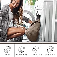 Vista 7 de TAOCOCO Funda para silla reclinable 100% impermeable, fundas antideslizantes para silla reclinable con bolsillo, funda lavable para silla