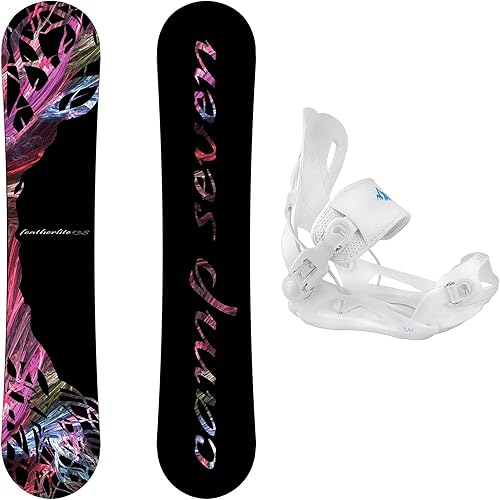 Featherlite con Lux - Fijaciones de snowboard para mujer