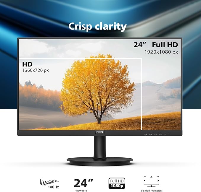 Monitor 24 Pulgadas Full HD 100Hz miniatura 2