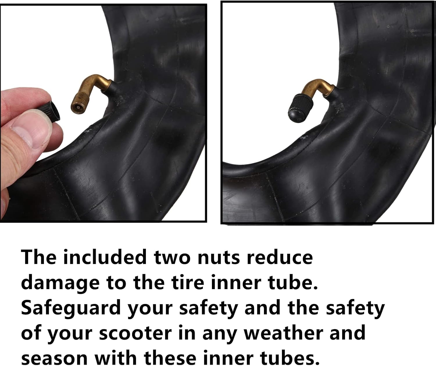 Electric Scooter Tire Set - 70/65-6.5, 10 Inch, One Tubes & One Tires