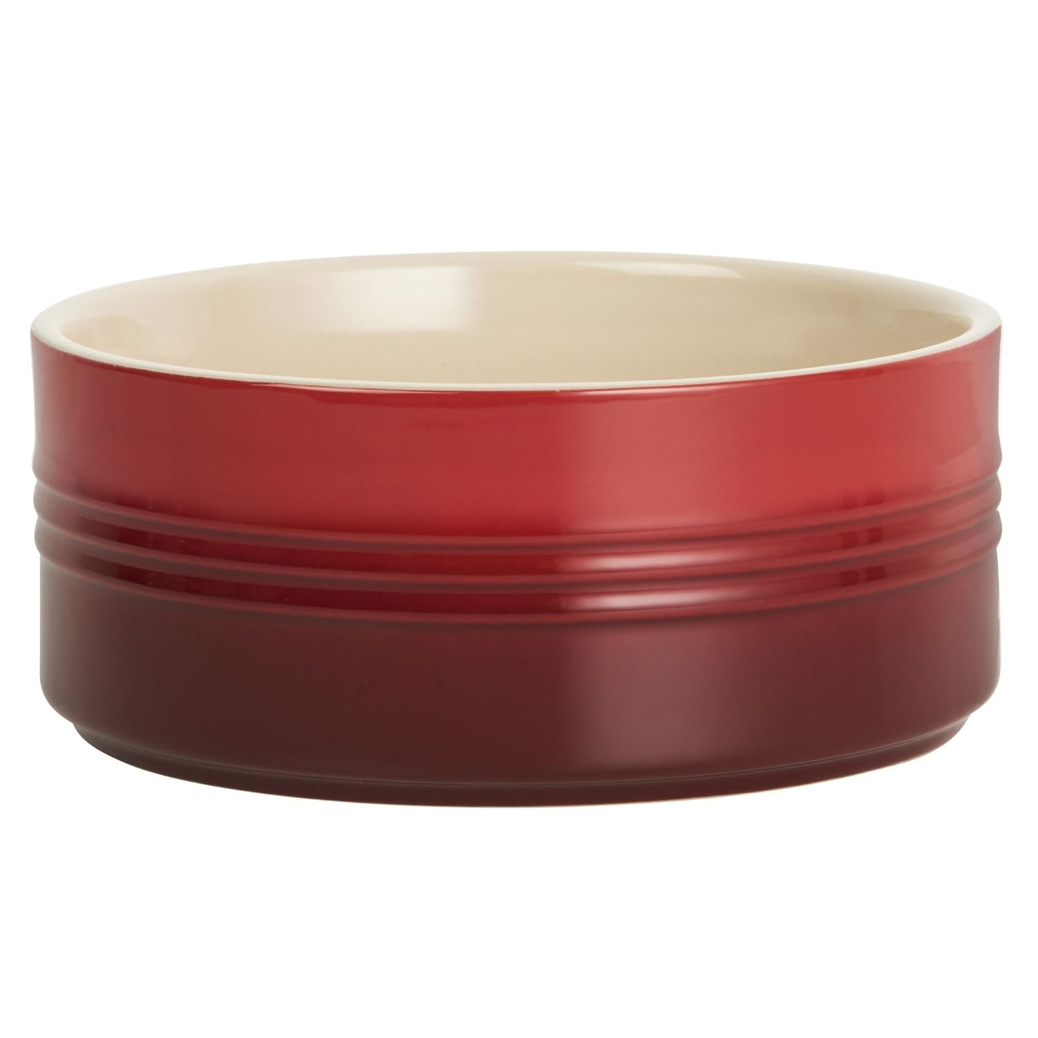 Buy Le Creuset Stoneware Souffle Dish, 1Quart, Cerise (Cherry Red