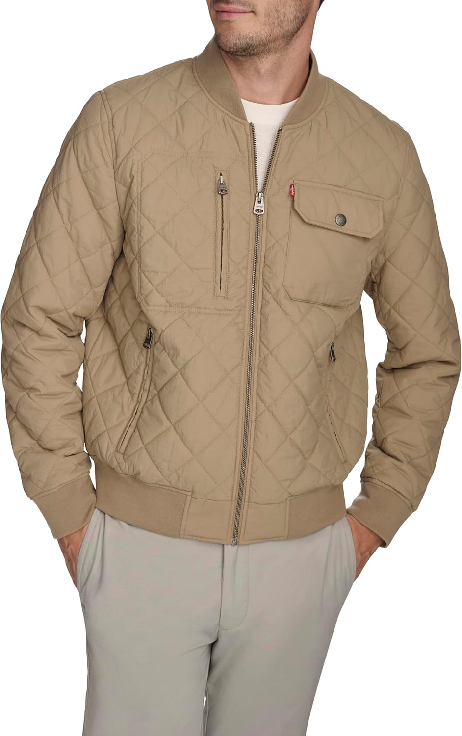 Levi's mens Levi's Men's Diamond Quilted Bomber Jacket
