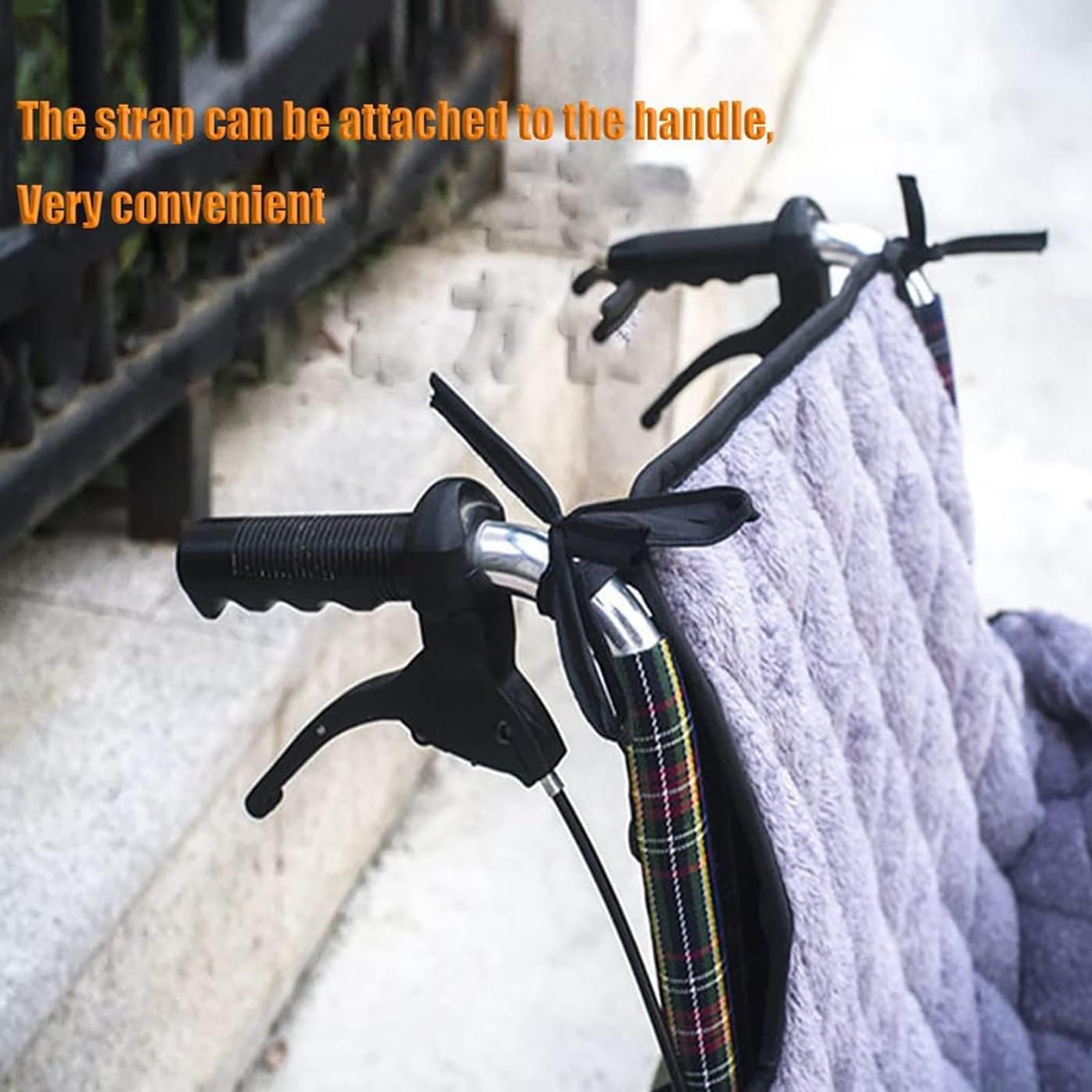 Wheelchair Thermal Blanket, Wheelchair Thickened Windproof Warm Quilt, Windproof/Easy to Put On and Take Off/Easy to Zipper, Used to Keep The Lower Body Warm