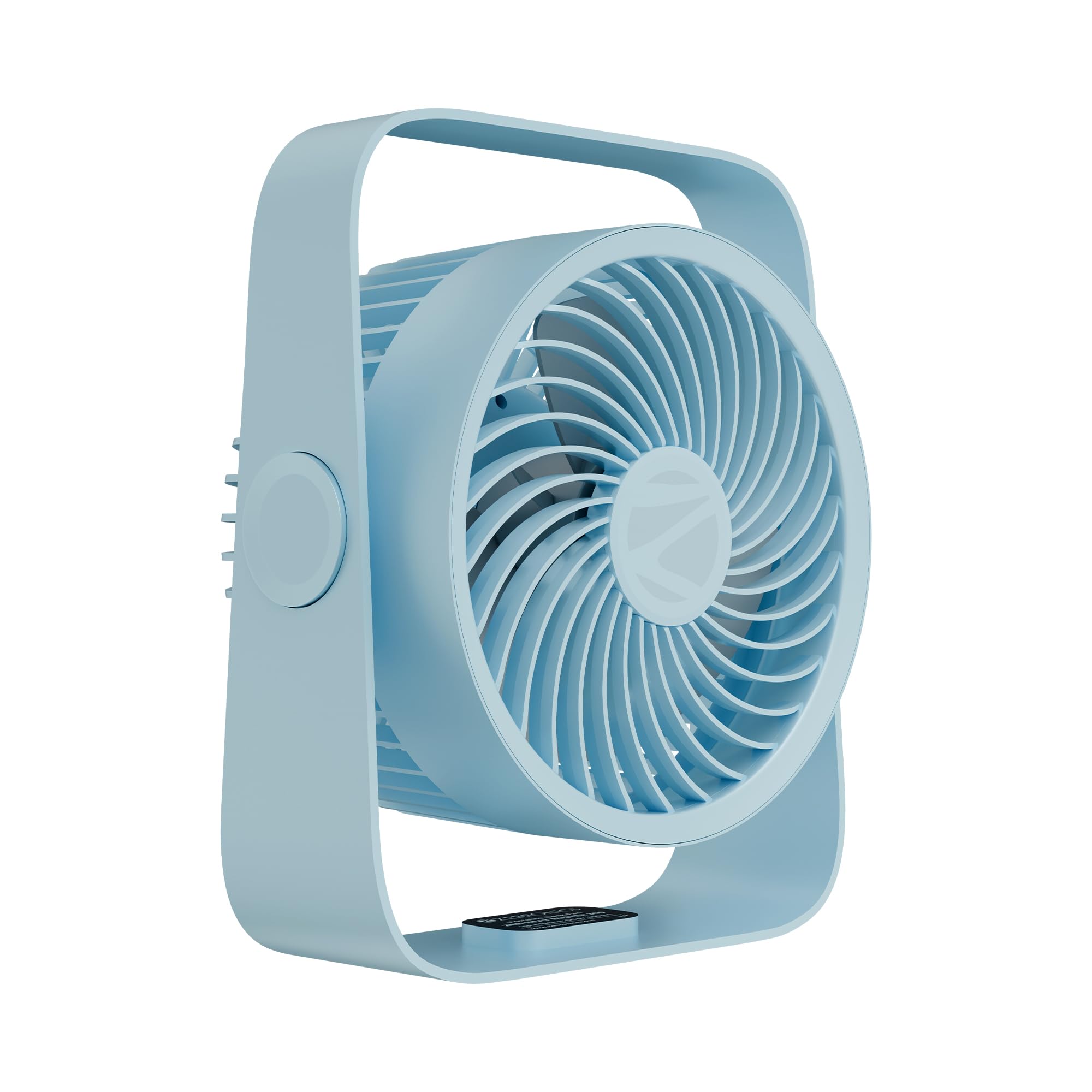 Zebronics Heat Buster 300, Portable Desk Fan, Upto 13h Backup, 3600mAh Rechargeable Battery, 360° Rotatable Fan, 4 Speed + 1 Breeze Mode, Wall-Mountable, for Travel, Office, Home (Blue)-image-41