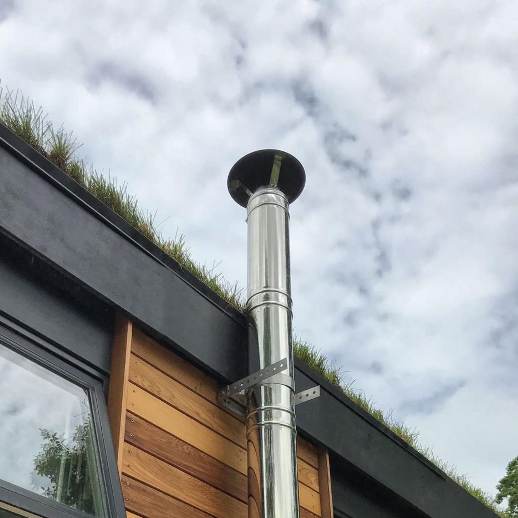 SUNIFY Cubierta para chimenea de acero inoxidable 304, cubierta para chimenea, cubierta de chimenea (250 mm)