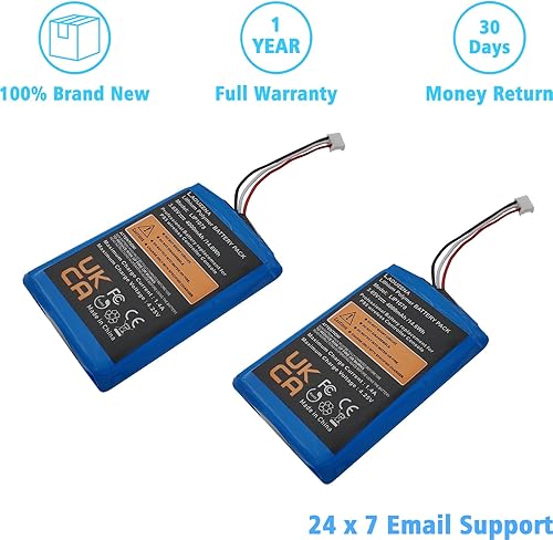Miniatura 5 de LIP1078 4000mAh Battery (2-Pack) Compatible with Sony PS5 PlayStation 5 Dual Sense Controller CFI-ZCT1W Gamepad