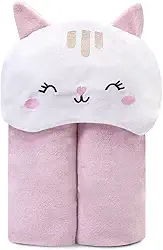 Papi Toalha De Banho Mami Bichus Forrada Com Capuz Bordado Rosa 90Cmx80Cm 01