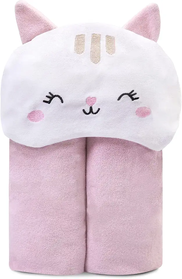 Papi Toalha De Banho Mami Bichus Forrada Com Capuz Bordado Rosa 90Cmx80Cm 01