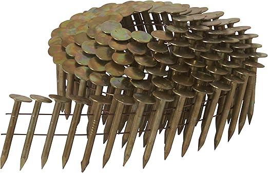 Metabo HPT 1-1/4 Inch Pneumatic Roofing Nails | 7,200 Count | 12111HPT