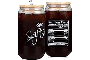 Taylor Swift Merch Girls: Music Lover Cups for Iced Coffee, Tea, Beer, Cocktails, or Whiskey
