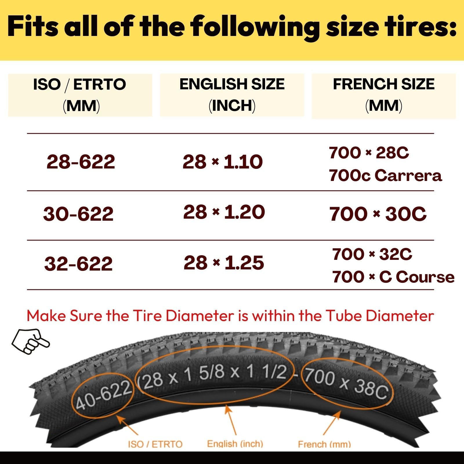 Continental Light Tube - 29 x 1.75-2.5, 42mm Presta Valve