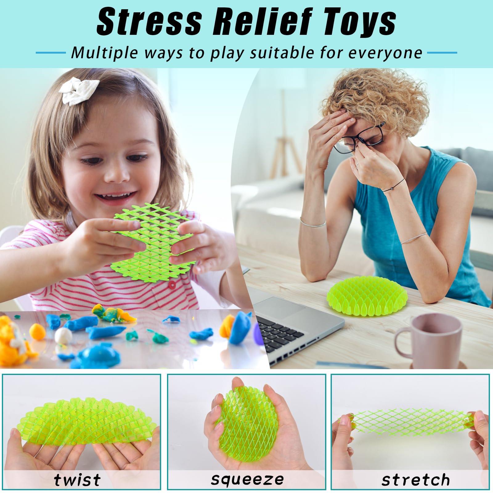Fidget - Jouet anti-stress - Jouet sensoriel - Pour enfants et adultes