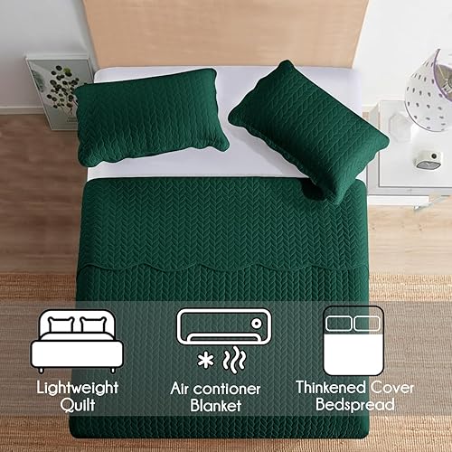 Vista 410 de IR Imperial Rooms - Juego de colcha individual (68 x 86 pulgadas) + 1 funda de almohada (20 x 26 + 2 pulgadas), 2 piezas, ligera, reversible