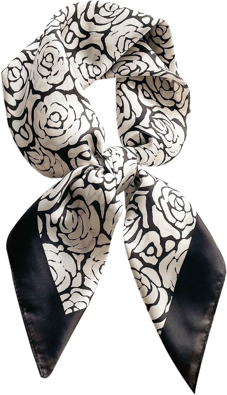 Hioyiwse Satin Bandanas Head Scarf For Women Hair Scarves Accessories Lightweight Fashion Wrap Neck Silk Sleeping Headscarf