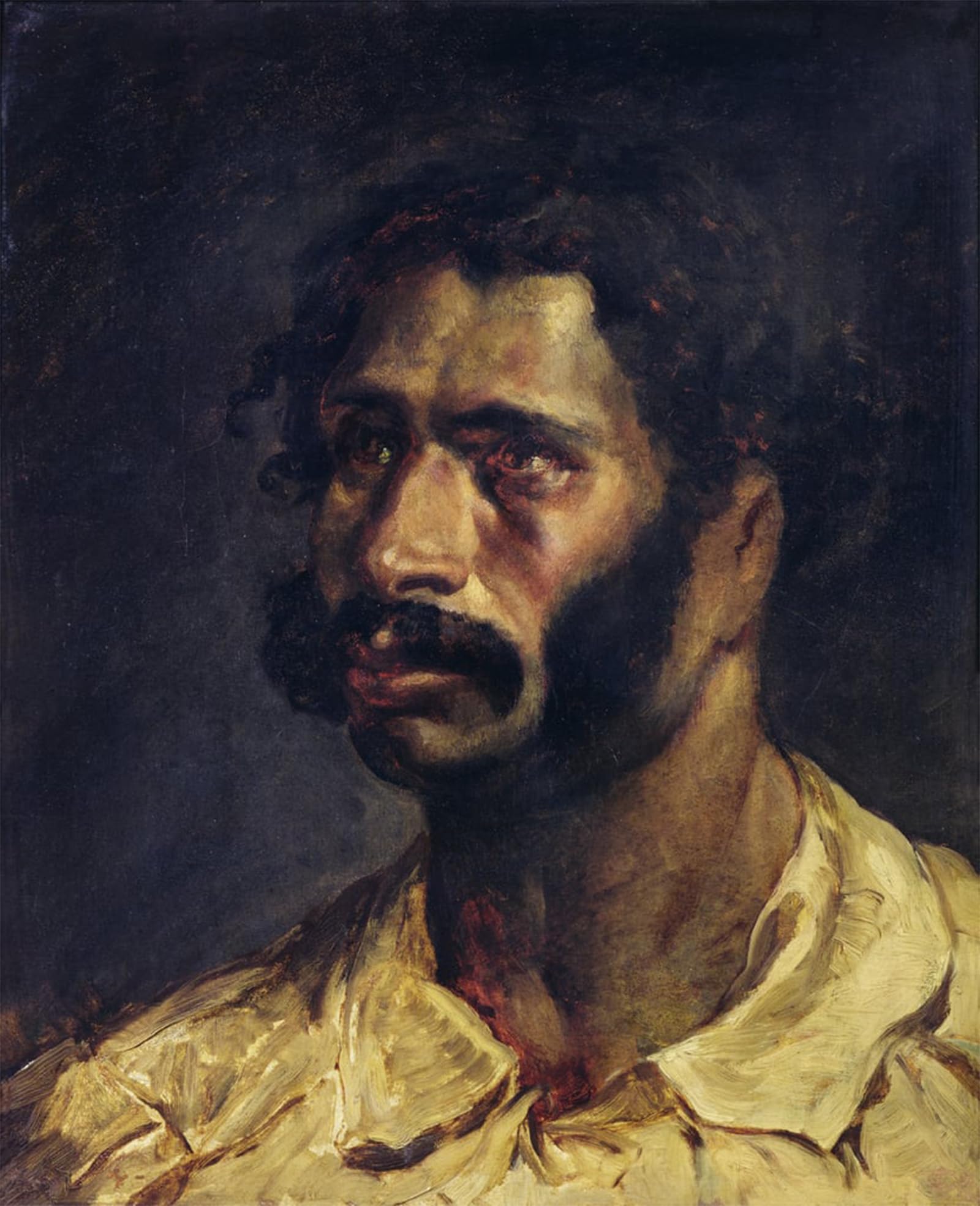 Posteriik No Frame Vintage Print Pop Art Landscape Artwork Portrait Of The Carpenter Of The By Theodore Gericault Art Prints For Office Home Decor 60X90cm