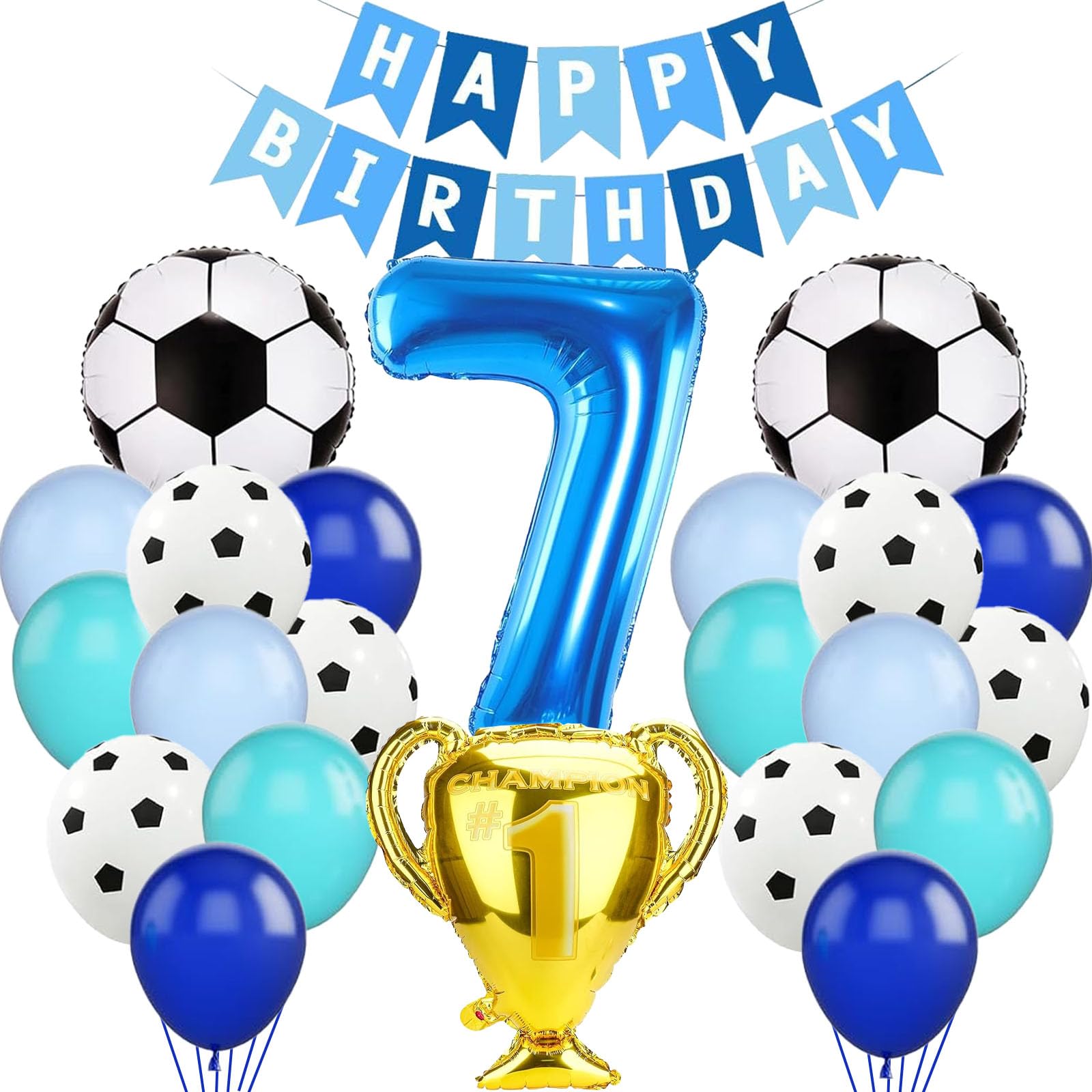 Zelfdragende voetbalballonnen 150 cm met voetbalthema, 3D
