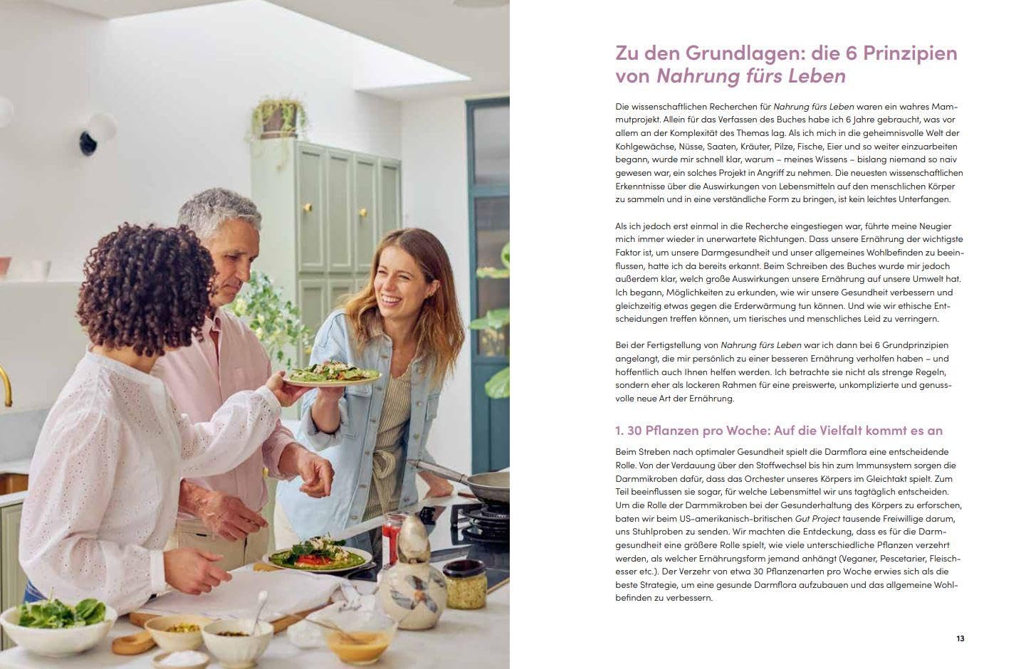 Nahrung fürs Leben - Das Kochbuch: 100 Rezepte für die richtige Ernährung. Die neuesten Erkenntnisse aus der Ernährungswissenschaft praktisch umgesetzt