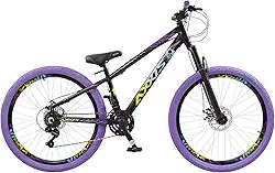 Bicicleta Aro 26 Axxis Freeride 21v Shimano Pneu Colorido